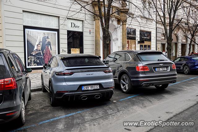 Bentley Bentayga spotted in Prague, Czech Republic
