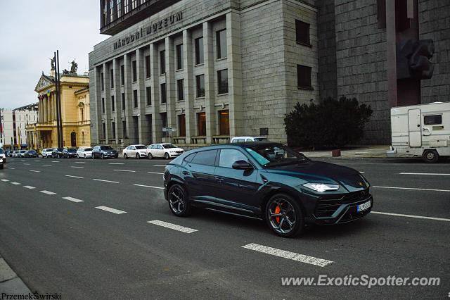 Lamborghini Urus spotted in Prague, Czech Republic