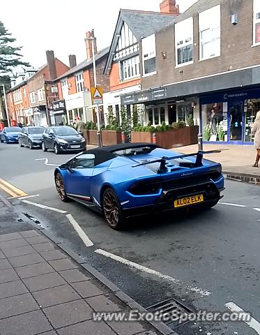 Lamborghini Huracan spotted in Wilmslow, United Kingdom