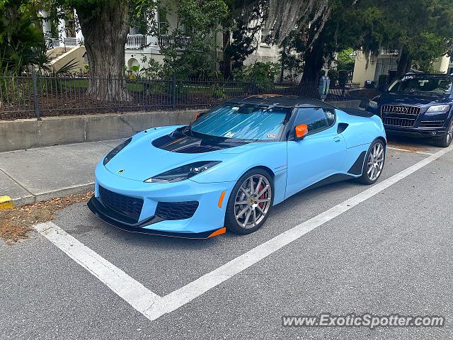 Lotus Evora spotted in Beaufort, South Carolina