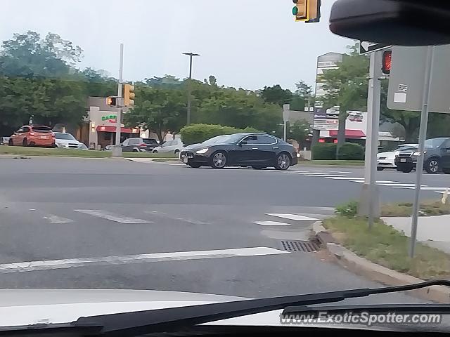 Maserati Ghibli spotted in Brick, New Jersey
