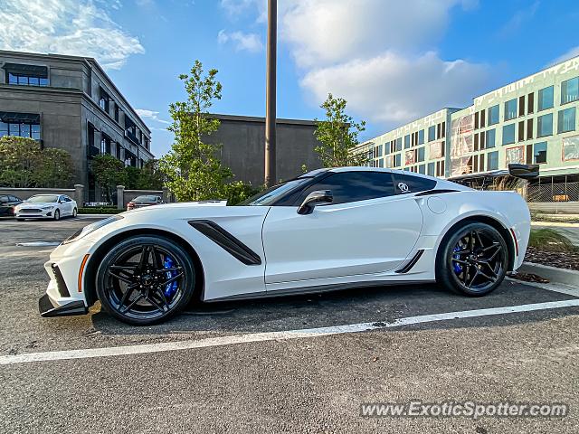 Chevrolet Corvette ZR1 spotted in Jacksonville, Florida