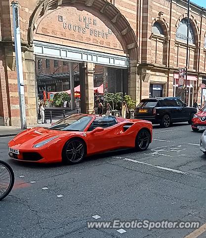 Ferrari 488 GTB spotted in Manchester, United Kingdom