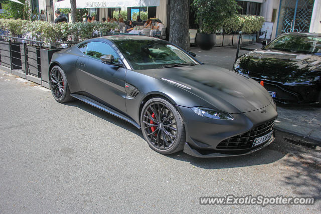 Aston Martin Vantage spotted in Paris, France