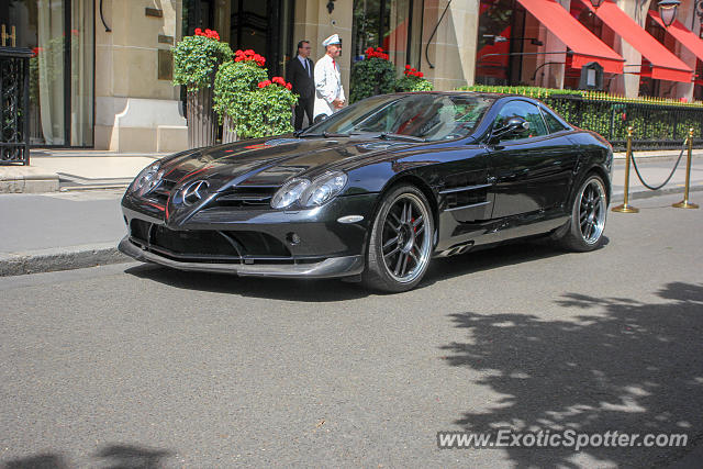 Mercedes SLR spotted in Paris, France