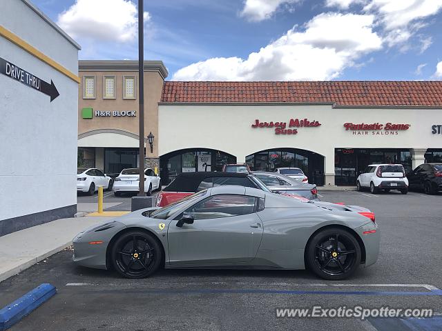 Ferrari 458 Italia spotted in Los Angeles, California