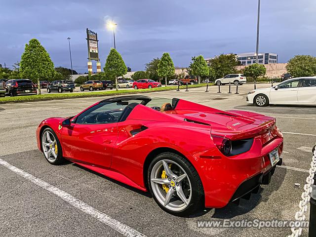 Ferrari 488 GTB spotted in Jacksonville, Florida