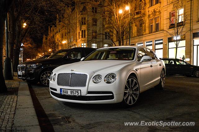 Bentley Flying Spur spotted in Prague, Czech Republic