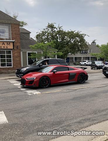 Audi R8 spotted in Wayzata, Minnesota