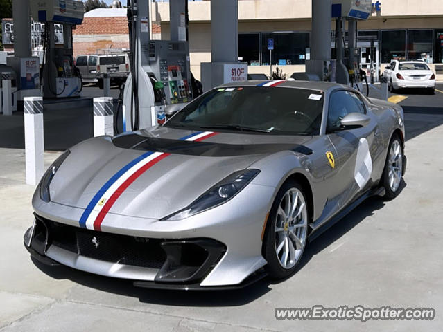 Ferrari 812 Superfast spotted in Beverly Hills, California