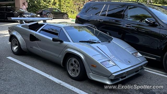 Lamborghini Countach spotted in Beverly Hills, California