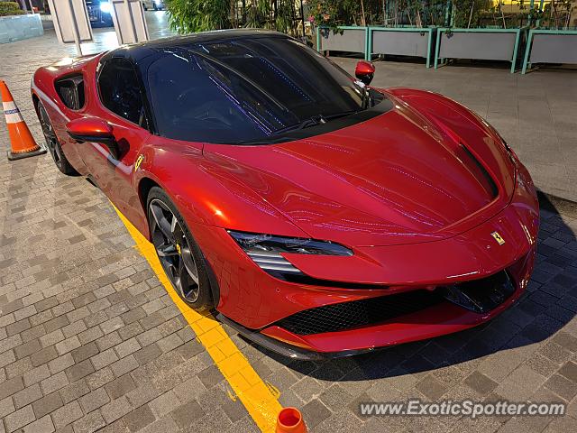 Ferrari SF90 Stradale spotted in Jakarta, Indonesia