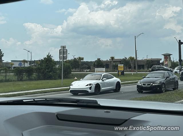 Porsche Taycan (Turbo S only) spotted in Jacksonville, Florida