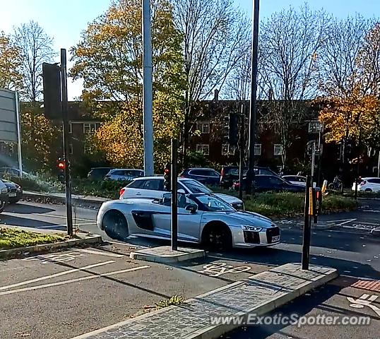 Audi R8 spotted in Manchester, United Kingdom