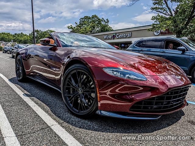 Aston Martin Vantage spotted in Warren, New Jersey