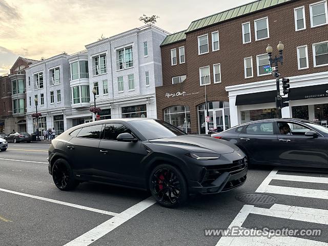 Lamborghini Urus spotted in Washington DC, United States