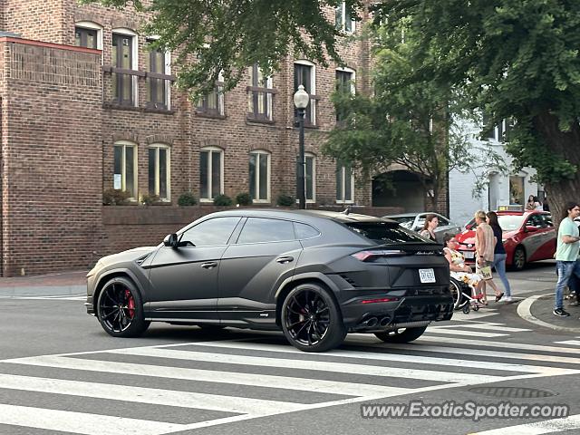 Lamborghini Urus spotted in Washington DC, United States