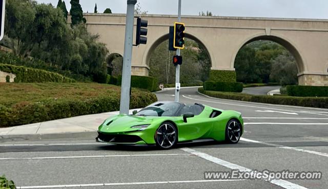 Ferrari SF90 Stradale spotted in Newport Beach, California