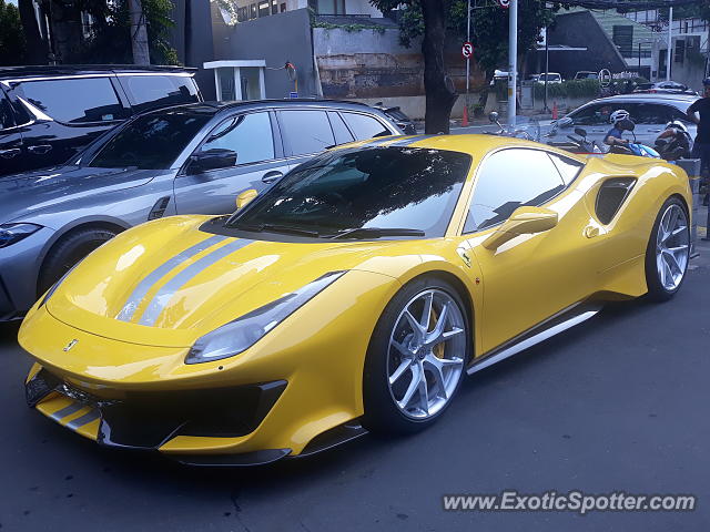 Ferrari 488 GTB spotted in Jakarta, Indonesia