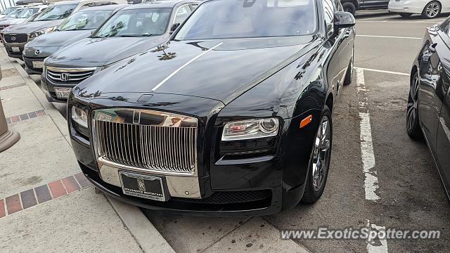 Rolls-Royce Ghost spotted in Newport Beach, California