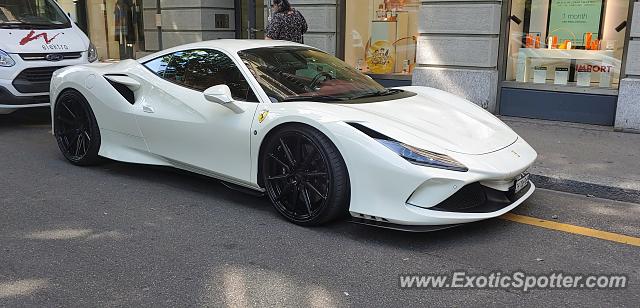 Ferrari F8 Tributo spotted in Zürich, Switzerland