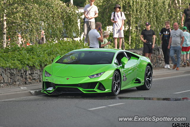 Lamborghini Huracan spotted in Warsaw, Poland