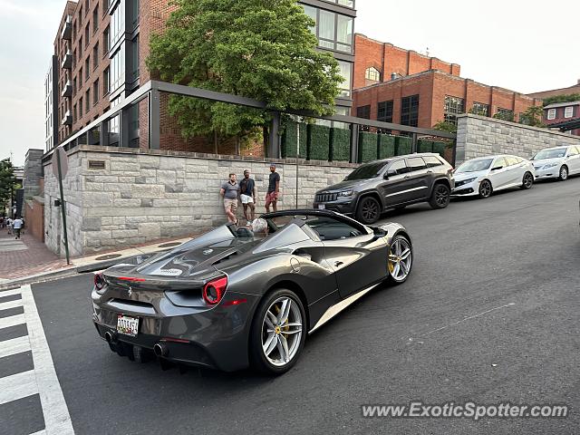 Ferrari 488 GTB spotted in Washington DC, United States