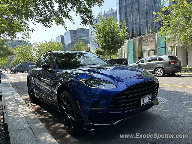 Aston Martin DBX spotted in Washington DC, United States