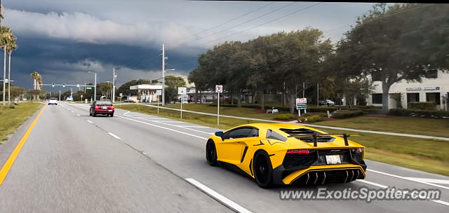 Lamborghini Aventador spotted in Jacksonville, Florida