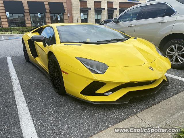 Lamborghini Aventador spotted in Fulton, Maryland