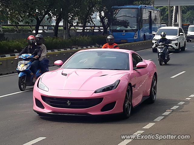 Ferrari Portofino spotted in Jakarta, Indonesia