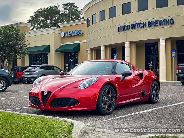 Alfa Romeo 4C spotted in Yulee, Florida