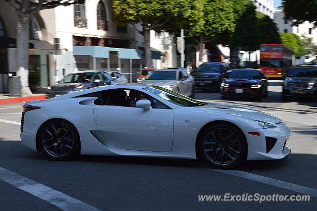 Lexus LFA spotted in Beverly Hills, California