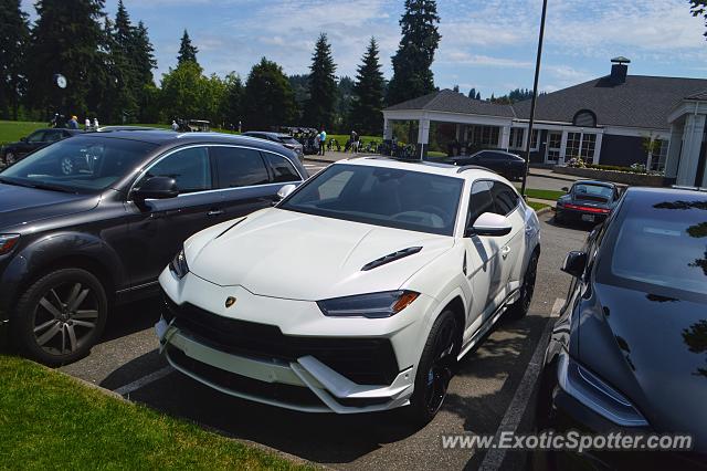 Lamborghini Urus spotted in Medina, Washington