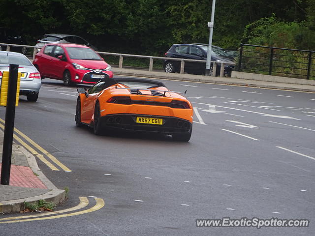 Lamborghini Huracan spotted in Stockport, United Kingdom