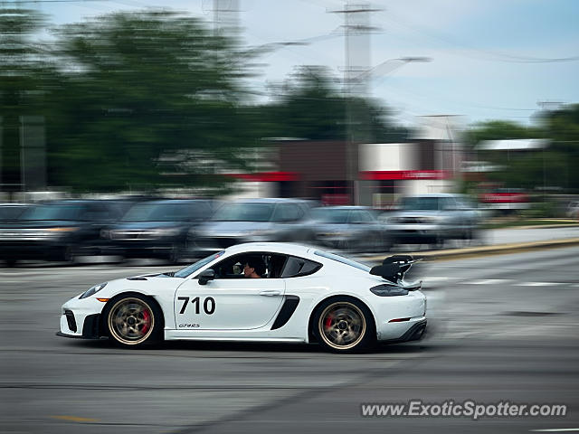 Porsche Cayman GT4 spotted in Bloomington, Indiana