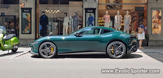 Ferrari Roma spotted in Zurich, Switzerland