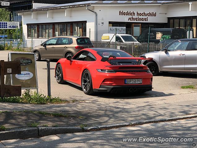 Porsche 911 GT3 spotted in Garmisch, Germany