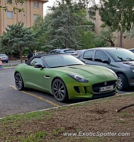 Jaguar F-Type spotted in Tehran, Iran
