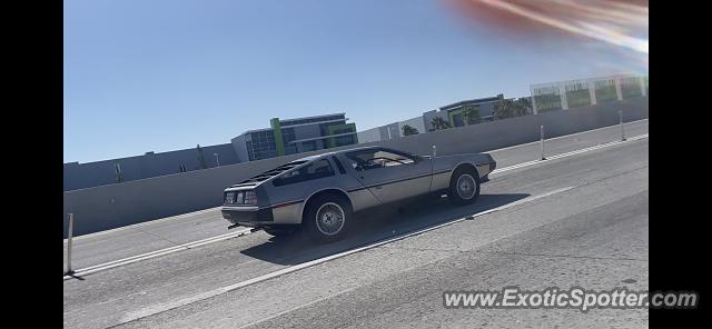 DeLorean DMC-12 spotted in Fontana, California