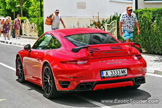 Porsche 911 Turbo spotted in Sveti Vlas, Bulgaria