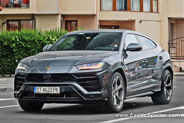 Lamborghini Urus spotted in Sunny Beach, Bulgaria