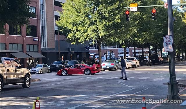 Ferrari F40 spotted in Chattanooga, Tennessee