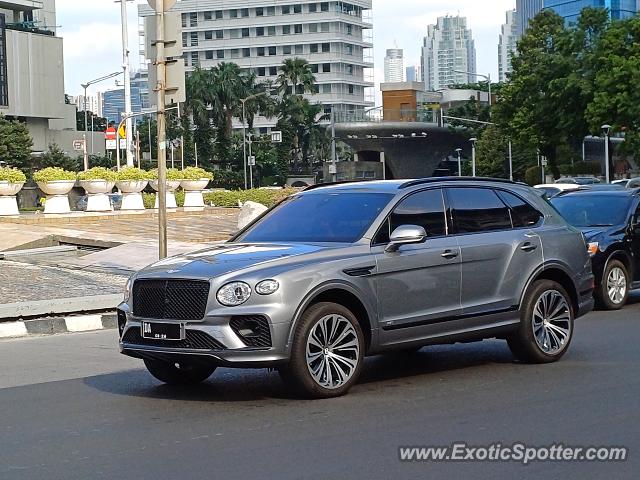 Bentley Bentayga spotted in Jakarta, Indonesia