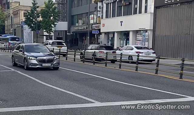 Mercedes Maybach spotted in Seoul, South Korea
