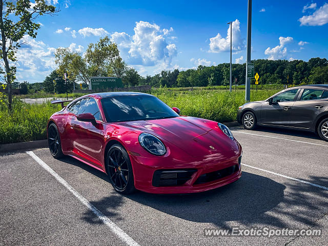 Porsche 911 spotted in Carmel, Indiana