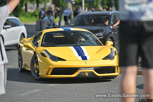 Ferrari 458 Italia spotted in Warsaw, Poland