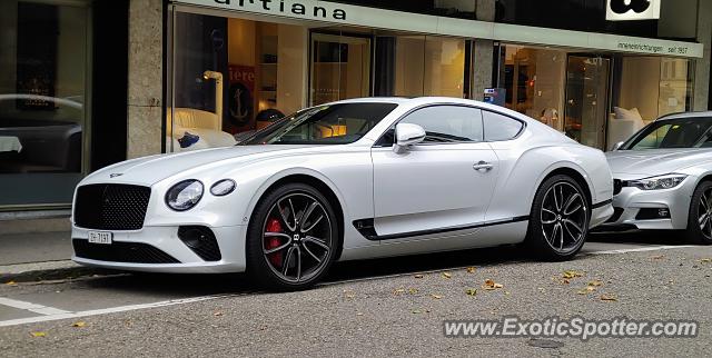 Bentley Continental spotted in Zürich, Switzerland