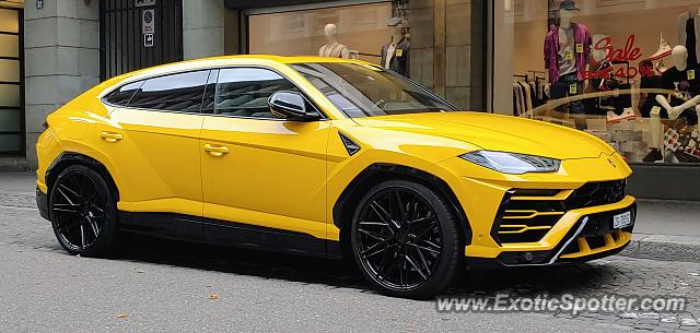 Lamborghini Urus spotted in Zürich, Switzerland
