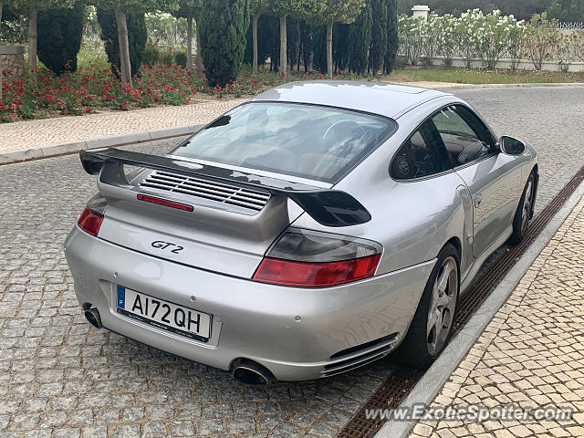 Porsche 911 GT2 spotted in Almancil, Portugal